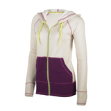 Captivate Zip Up Hoodie white