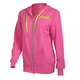 Elegance Zip-Up Hoodie pink