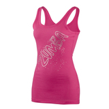 Gleam Ribbed Tank pink