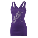 Gleam Ribbed Tank violett