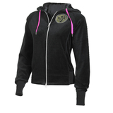 Gleam Zip-Up Hoodie black