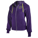 Gleam Zip-Up Hoodie violett