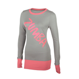 Indulge Long Sleeve Top silver pink